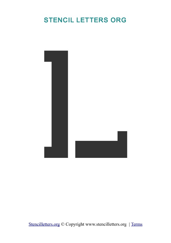 PDF Stencil Template L