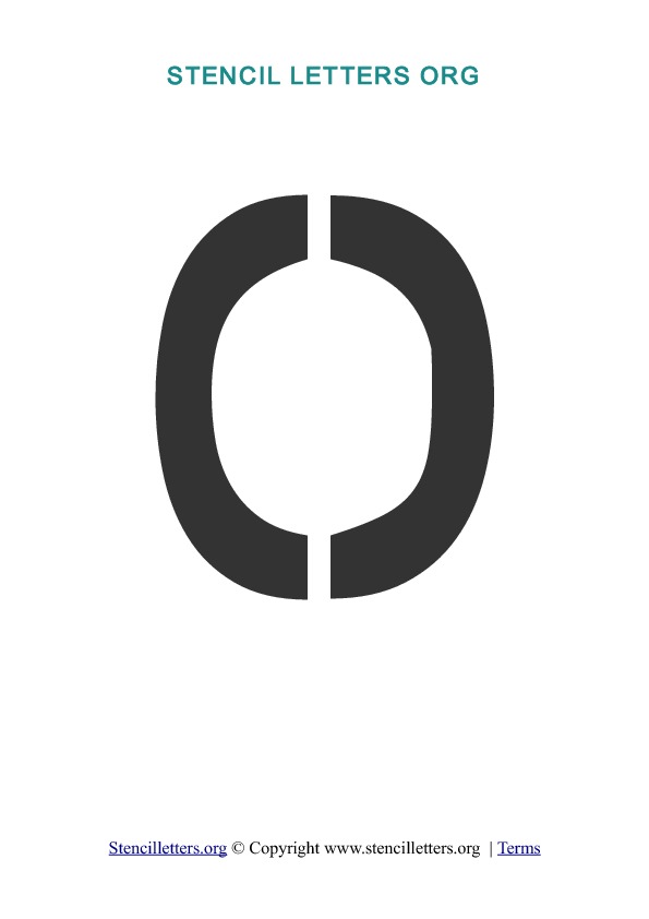 PDF Stencil Template O