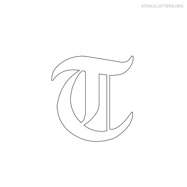 Stencil Letter Gothic T Stencil Letter Gothic T